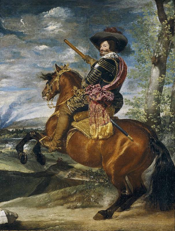 Equestrian Portrait of the Count Duke of Olivares, Diego Velazquez